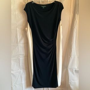 Lauren Ralph Lauren Plus Size Black and White Dress